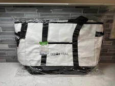 Cedar Trail 24 Can White Cooler Bag Carry Handles Shoulder Strap BRAND NEW