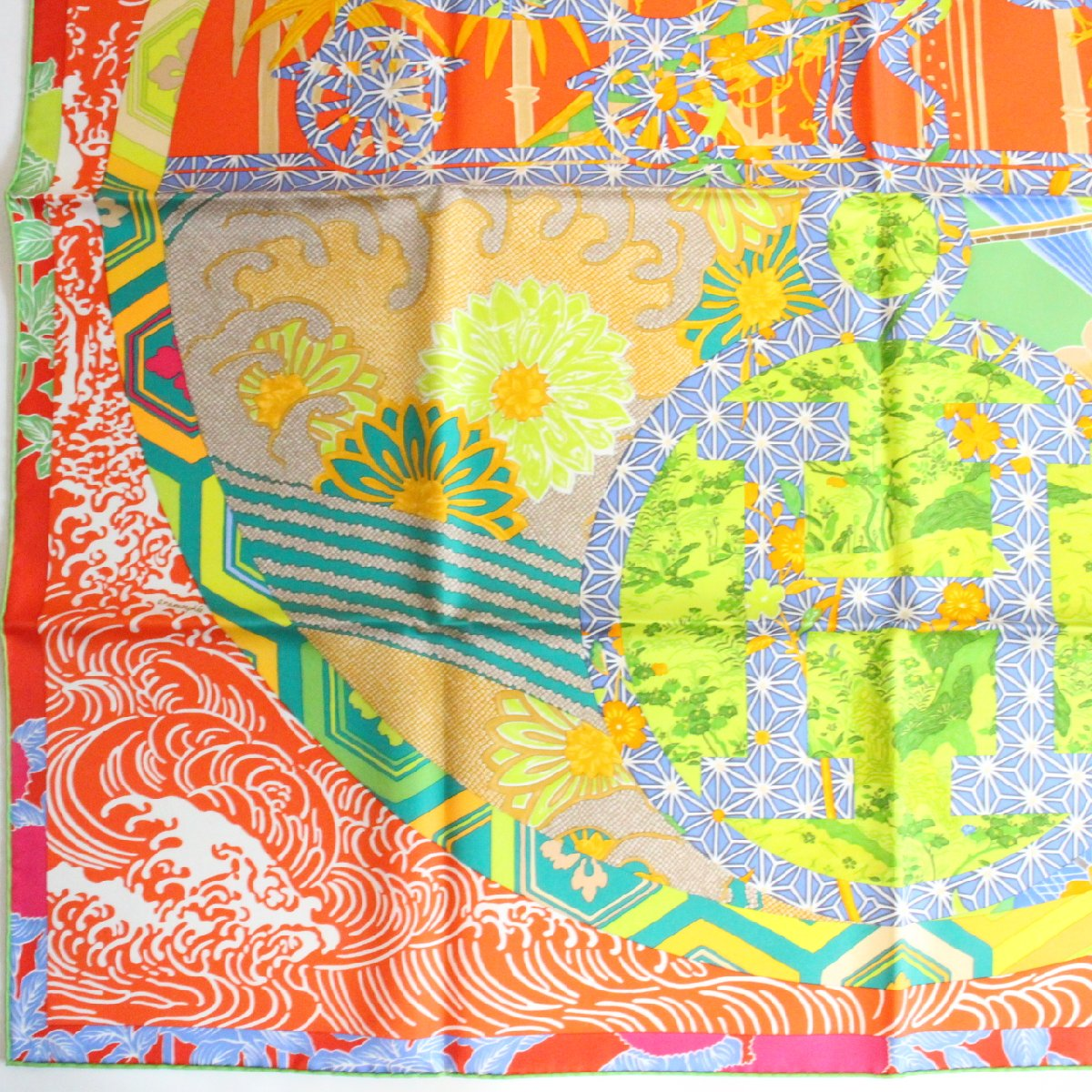 Hermes Carre 90 Scarf LIBRIS EN KIMONOS Kimono Ex Libris | eBay