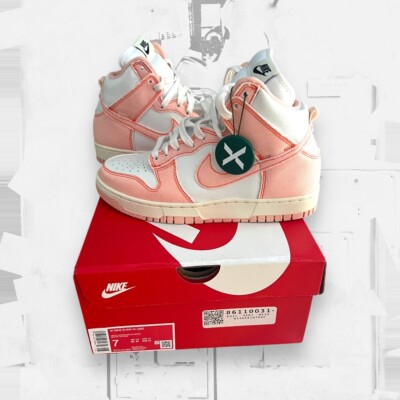 Size 7 - Nike Dunk High 1985 Pink Denim