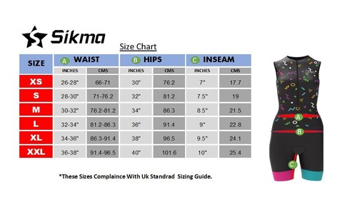 Women Sleeveless Suit Cycling Running Compression Tri Skinsuit Gel Padded - Picture 16 of 25