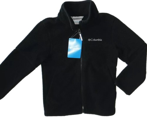 COLUMBIA $60 Rugged Ridge Sherpa Jacket Black Youth Size M (10-12)Unisex - Picture 2 of 9