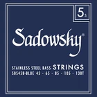 Sadowsky SBS45B Blue Label Stainless Steel Taperwound Bass Strings; 45-130T