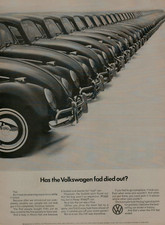 1966 Volkswagen VW Beetle Bug Has Fad Faded Out Best Selling VINTAGE PRINT AD