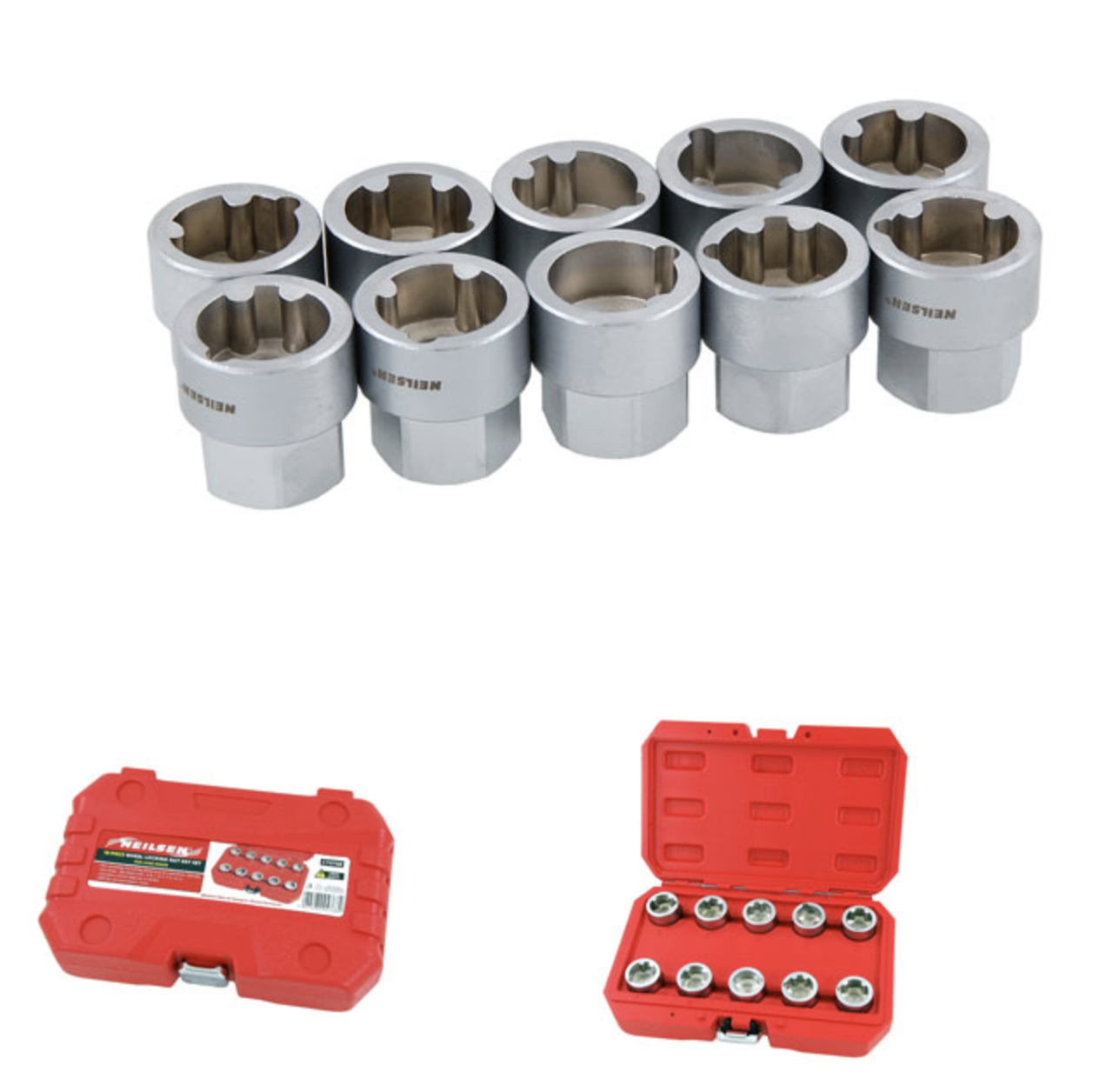 Land Rover Locking Wheel Nut Socket Removal Key Master Set 10Piece eBay