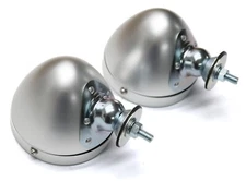 NEW Raydot Classic Style Spun Aluminum Bullet Mirror Fender / Door Mount Vintage