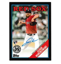 2023 Topps Series 1 1988 Topps Auto Black #JWI Josh Winckowski RC Red Sox /199 ⚾