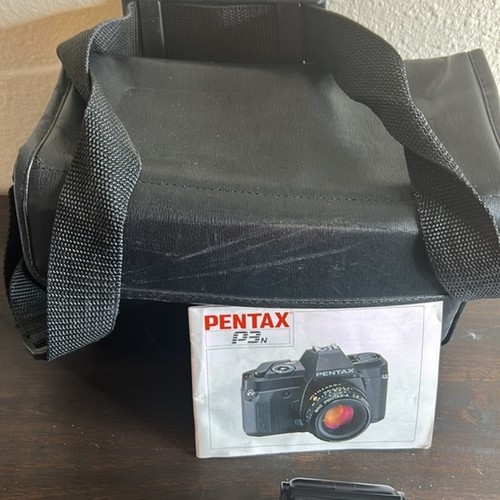 Pentax P3 Camera Vintage With Pentax-A 50mm 1:2, Sun Pak Auto 144 PC, & Bag - Picture 8 of 12