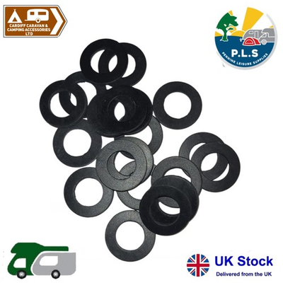 #ad Caravan Motorhome Gas Regulator amp; Pigtail Washers 2 x Washers Per Pack RWB28 GBP 2.99