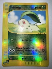 Pokemon Chikorita Expedition Base Set Reverse Holo Card 100/165 on eBay