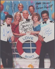 THE LOVE BOAT TV CAST - AUTOGRAPHED SIGNED PHOTOGRAPH WITH CO-SIGNERS