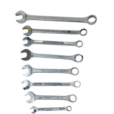 Thorsen USA Combination Wrench Lot Set Mixed 2020 14000 Series, 8 Pcs