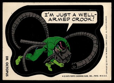 1975 Topps Comic Book Heroes Stickers #NNO Dr. Octopus