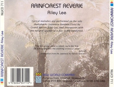 RILEY LEE RAINFOREST REVERIE NEW CD