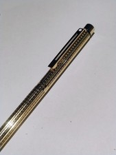 Sheaffer Targa Gold Plated Cross Grid Pattern Ballpoint