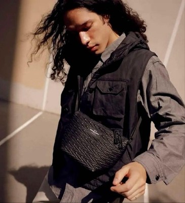 Rare! 24AW Collabo BIP x Engineered Garments Crossbody Shoulder Bag Bk No used!