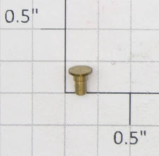 Roundhouse 22208 HO Round Brass Number Board  (50)