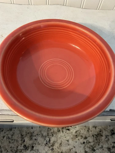Homer Laughlin Fiesta Fiestaware  7" Soup Bowl Orange (also Called Mango red)