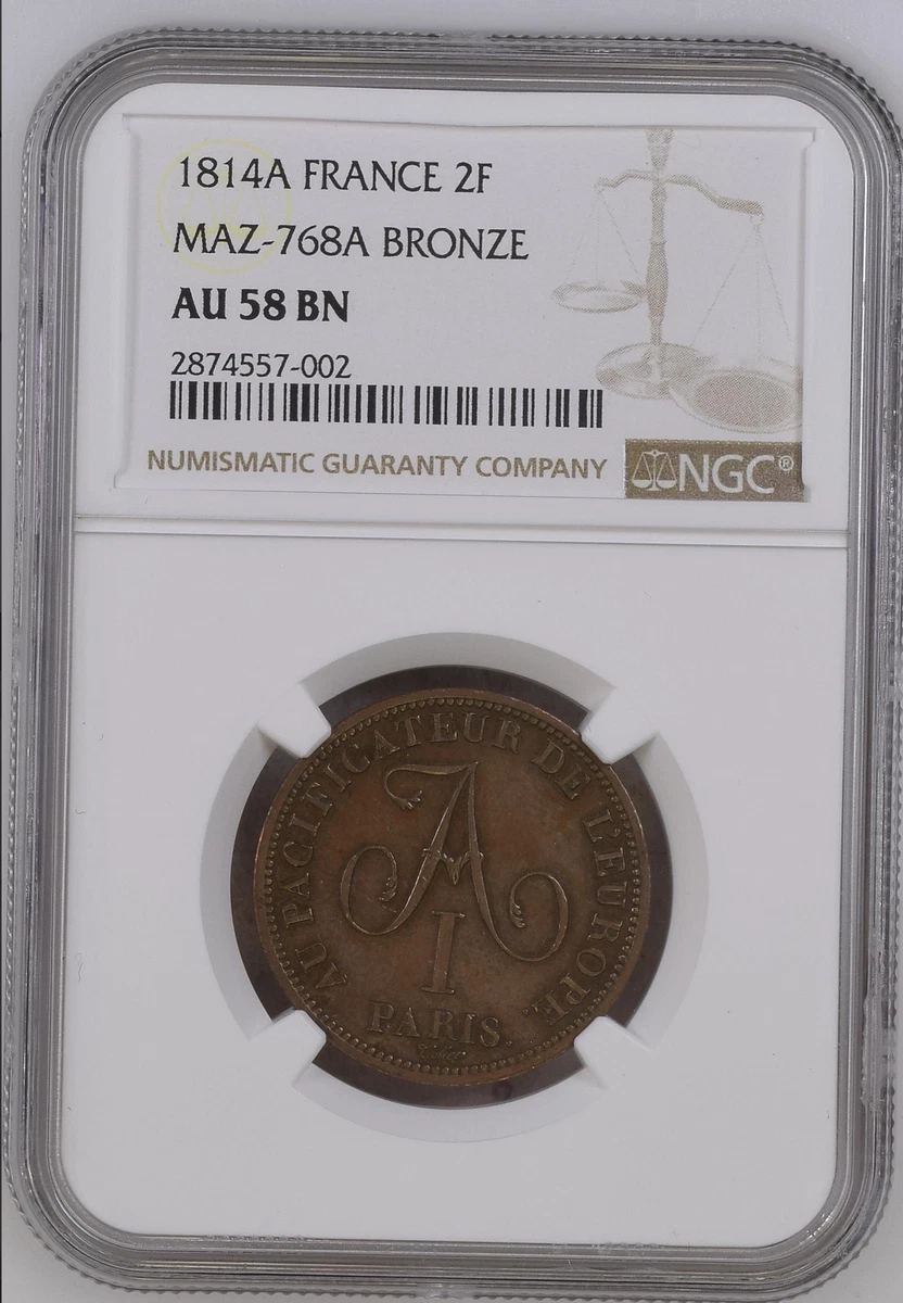 Las mejores ofertas en Monedas francesas certificado NGC Bronce | eBay