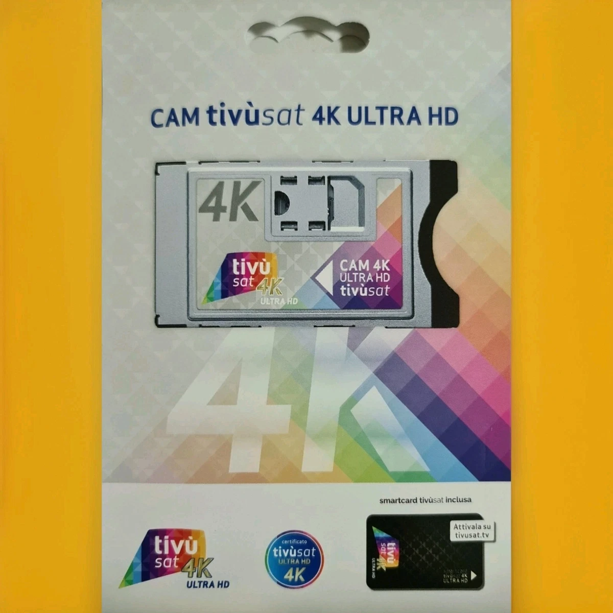 Telesystem TivùSat 4K ULTRA HD CAM Smartcard – The Tivusat Italian - Foto 7