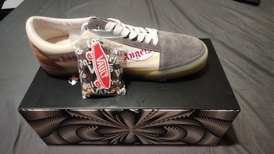 VANS Palm Angels x Old Skool VLT LX Pewter/Chipmunk Suede Low Top VN0A4BVF78M