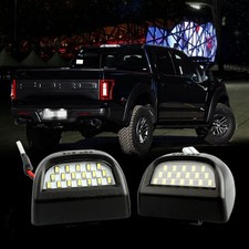 Full White LED License Plate Light Kit For Silverado GMC Sierra 15AC 25AL 3500