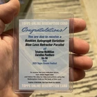 2025 Topps Chrome Tetairoa McMillan Rookie Auto Blue Lava Refractor RC #/150