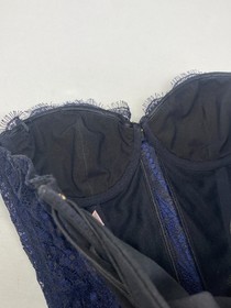 Agent Provocateur Madison Navy Lace Corset AP3 Medium