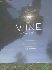 Wine Savant Old Fashion Car Decanter New In Box Empty