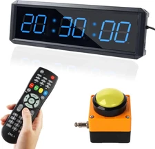 Fitness Timer with Stopwatch Button, Suitable for School/exam/Home Exercise/Gym/