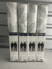 Scott Living Self-Adhesive Wallpaper Sprig Grey 20 X 18 Lot 4