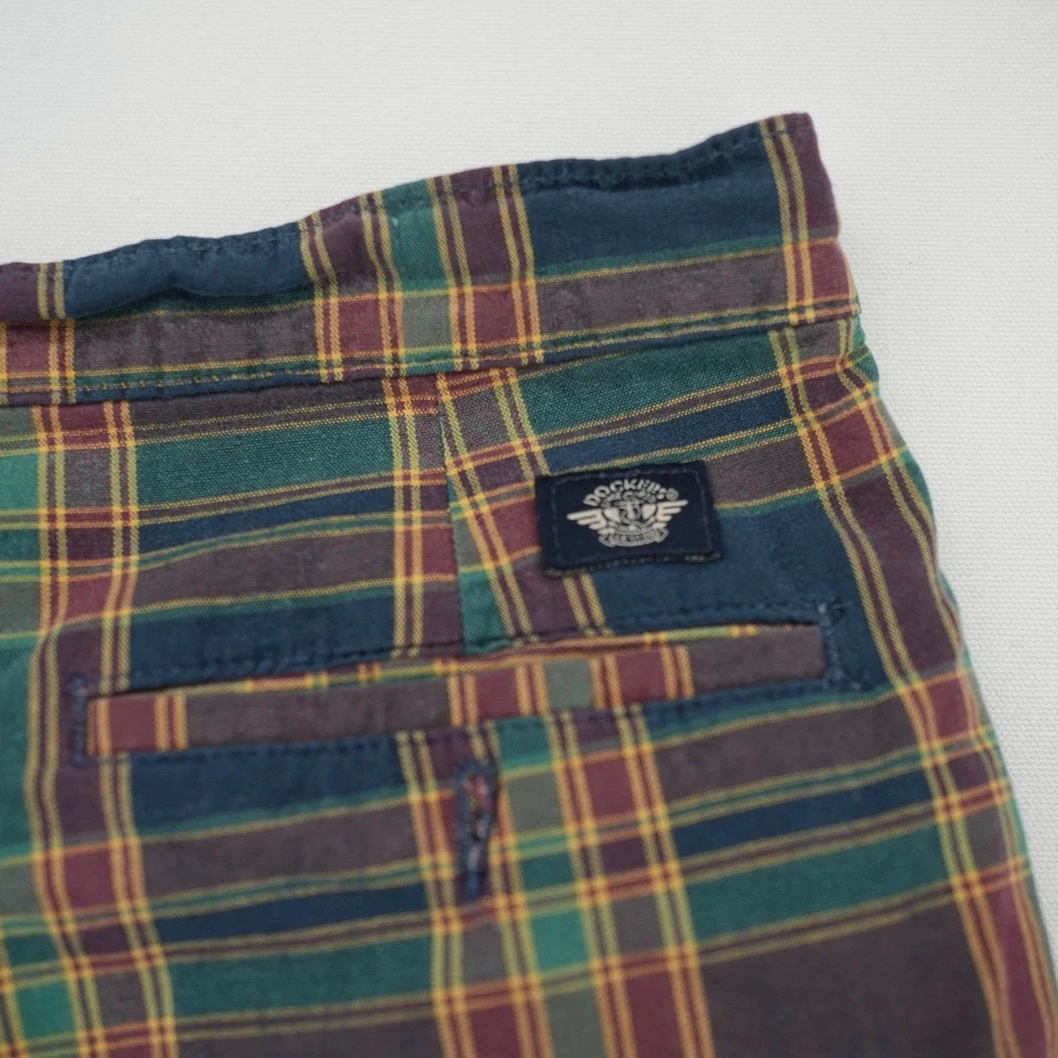 Pantalones cortos de algodón a cuadros Dockers Foto 4 de 4