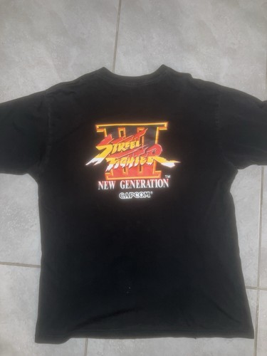 Vintage streetfighter Third Strike alex Promo Tee Capcom Xl 1997 - Picture 4 of 4