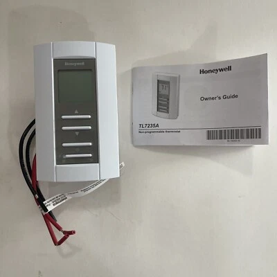 Honeywell TL7235A1003 Line Volt Pro Non-Programmable Digital Thermostat E27