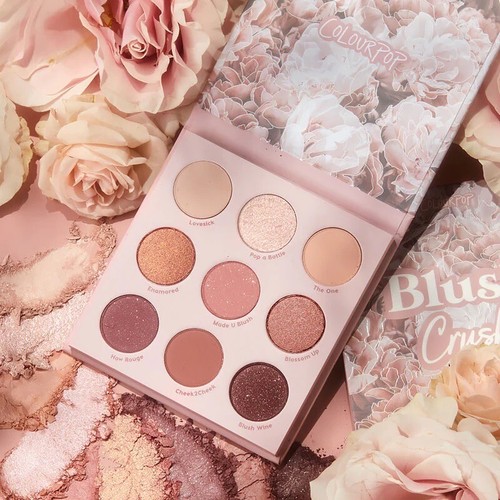 Colourpop BLUSHING NUDE Eyeshadow Palette Duo NUDE MOOD & BLUSH CRUSH New In Box - Picture 4 of 6