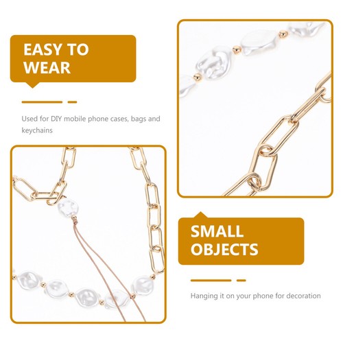 Mobile Phone Ornaments Bead Wrist Strap Beaded Lanyard Jewelry - Zdjęcie 2 z 12