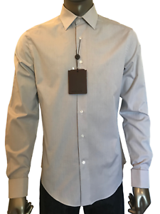 New Authentic Louis Vuitton Men&#39;s Clothing Motif V Dress Shirt 16 1/2 L #A325 | eBay