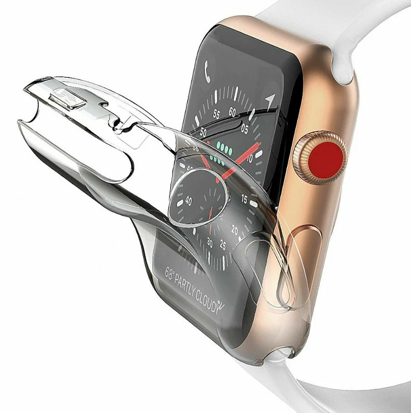 For Apple Watch Series 8/7/6/5/SE 41/45/40/44mm TPU Case Cover