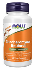 NOW Foods Saccharomyces Boulardii, 60 Veg Cap...