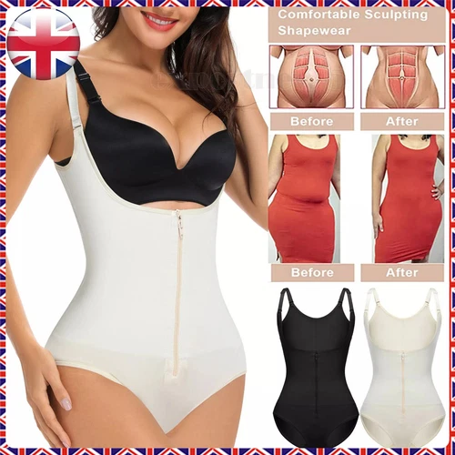 Underwear Tummy Tuck Compression Garment for Women Control Corset Body Shaper UK - Picture 1 of 23