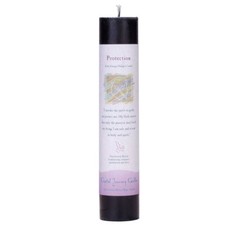 Protection Candle NEW Crystal Journey Herbal Magic - Reiki Charged 7" Pillar