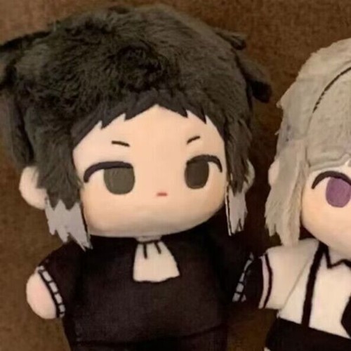 Bungo Stray Dogs Anime Nakahara Chuuya Dazai Osamu 10Cm Plush Doll Toy Pendant - Picture 8 of 12