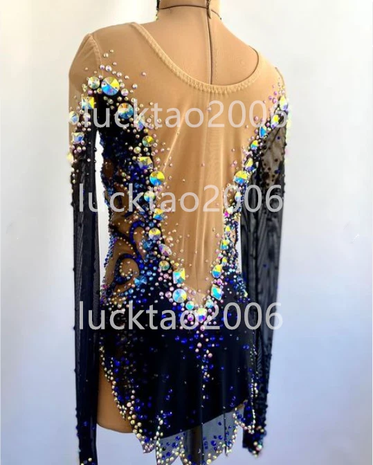 Nuevo Estilo Gimnasia Rítmica Competición Leotardo Danza Gimnasia Disfraz 91021 Foto 2 de 3