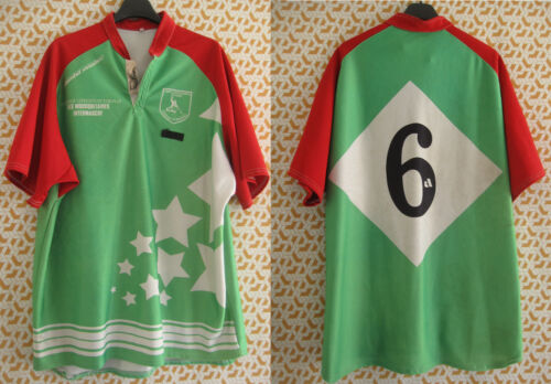 Maillot Rugby Challenge offensive Ariege Porté #6 intermarché vintage - 7 / XL - Picture 1 of 10