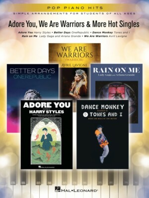 Adore You We Are Warriors and More Singles Sheet Music Easy Piano 000354424