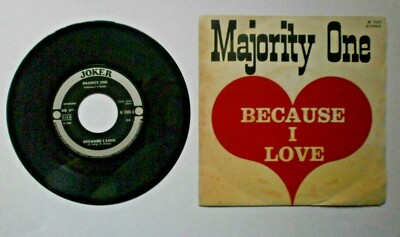 383 45 GIRI MAJORITY ONE - BECAUSE I LOVE 1971 M 7085 ITALY CVCC