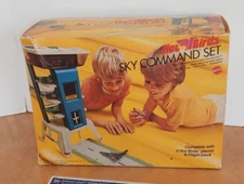 RARE ORIGINAL 1970 MATTEL HOT BIRDS SKY COMMAND SET, WITH 2 HOT BIRDS AIRPLANES