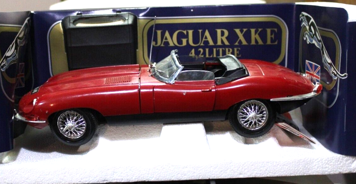 Vintage Jaguar E Type Xke in Red Tonka Polistil 1:16 SCALE | eBay