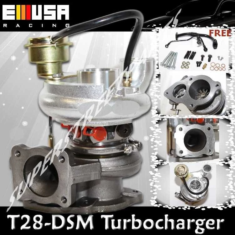 T28 DSM Turbocharger fit95-99 Mitisubishi Eclipse GST GSX 2.0T Eagle Talon 2G2.0 — 第 3/4 张图片