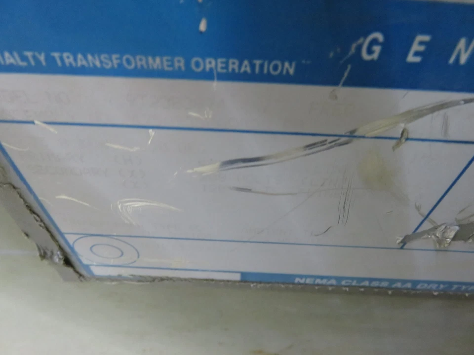 GE 75KVA TRANSFORMER 9T23B3874 480V 208/120V 3PH TYPE QL 1YEAR WARRANTY - Image 4 of 4