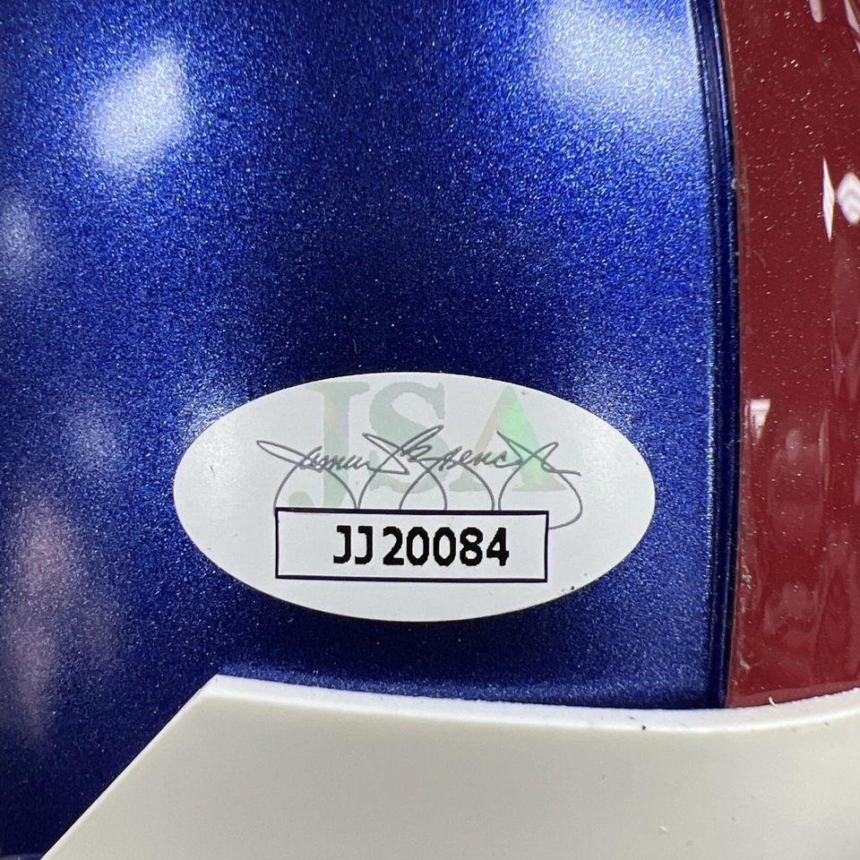 Minicasco firmado por Rashad Jennings - Autenticado por la JSA - NFL - New York Giants - Certificado de autenticidad Foto 3 de 4